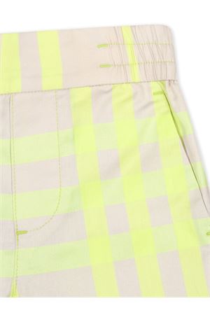 shorts in cotone beige BURBERRY KIDS | 8078771B8263